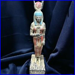 RARE ANCIENT EGYPTIAN ANTIQUITIES Statue Large Hathor Goddess Of Sky Pharaonic