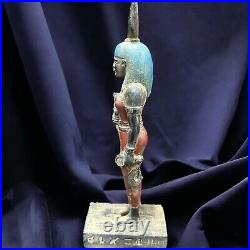 RARE ANCIENT EGYPTIAN ANTIQUITIES Statue Large Hathor Goddess Of Sky Pharaonic