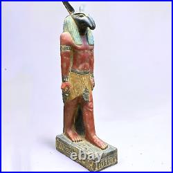 RARE ANCIENT EGYPTIAN ANTIQUITIES Statue Large Of God Set Pharaonic Egypt BC