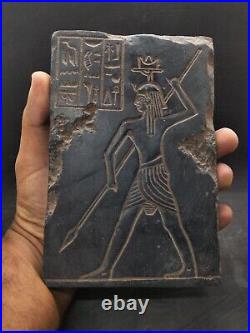 RARE ANCIENT EGYPTIAN ANTIQUITIES Stela Relief Egyptian Pharaonic Carved Egypt