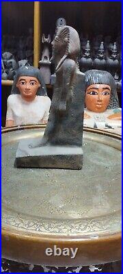 RARE ANCIENT EGYPTIAN MASTERPIECE ANTIQUES Statue Of King Ramses II Pharaonic BC