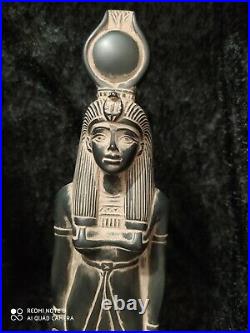 RARE ANCIENT EGYPTIAN Pharaonic Pharaonic ANTIQUE Statue Queen ISIS 1758 BC