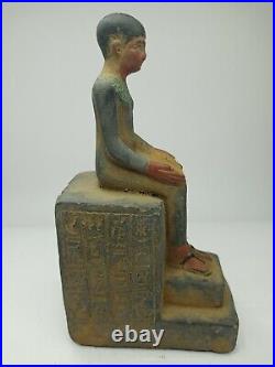 RARE ANTIQUE ANCIENT EGYPTIAN Architecture Imhotep Scientist Pyramid 2686 Bc