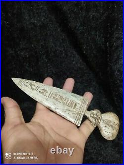 RARE Antique EGYPTIAN ANTIQUES Pharaonic Dagger STONE