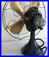 RARE-Antique-General-Electric-GE-1911-KIDNEY-Oscillating-Fan-16-brass-blades-01-efr