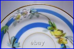 RARE Antique Hand Painted Brooklyn OVINGTONS Chicago Porcelain Cup & Saucer