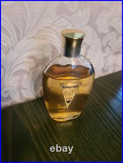 RARE Antique SIMOUN 3oz France Perfume 90% Full Smells Delightful