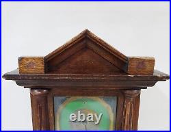 RARE Antique c. 1882 Bomelstein Jewelers Brooklyn NYC Chiming Oak Mantel Clock