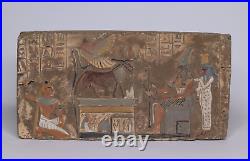 RARE EGYPTIAN ANTIQUES STELA RELIEF Egypt Pharaonic Carved Stone Statue BC