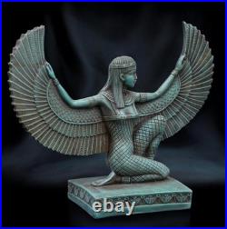 RARE Egyptian Artifacts Of Authentic Pharaonic Winged Statue Of Goddess Isis Bc