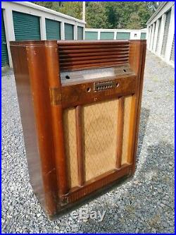 RARE antique Westinghouse console tube radio shortwave