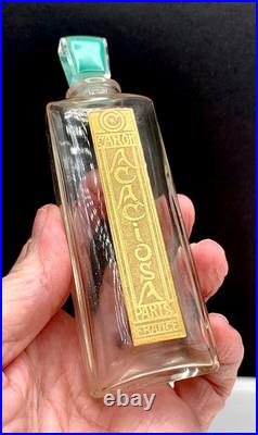 RARELY SEEN! Baccarat! Antique Caron'Acaciosa' perfume bottle. Numbered. 1924