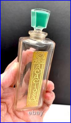 RARELY SEEN! Baccarat! Antique Caron'Acaciosa' perfume bottle. Numbered. 1924