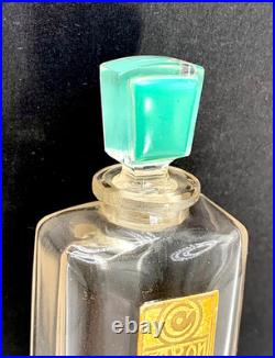 RARELY SEEN! Baccarat! Antique Caron'Acaciosa' perfume bottle. Numbered. 1924