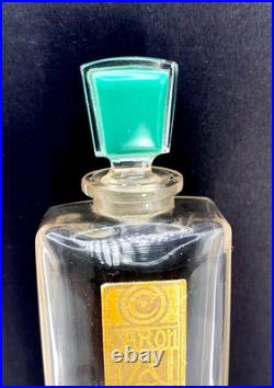 RARELY SEEN! Baccarat! Antique Caron'Acaciosa' perfume bottle. Numbered. 1924