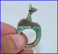 Rare Ancient Antique Anubis Ring For Protection BC Egyptian Mythology