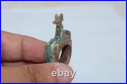 Rare Ancient Antique Anubis Ring For Protection BC Egyptian Mythology