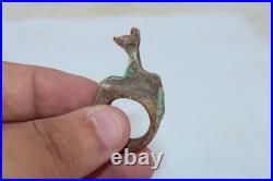 Rare Ancient Antique Anubis Ring For Protection BC Egyptian Mythology