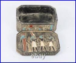 Rare Ancient Egyptian Antique Box of Isis Goddess of Care Egyptian Mythology BC