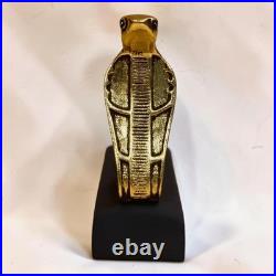 Rare Ancient Egyptian Antique Handmade Uraeus Cobra Statue Stone Pharaonic BC
