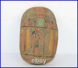 Rare Ancient Egyptian Antique Magic Scarab for Protection BC Egyptology