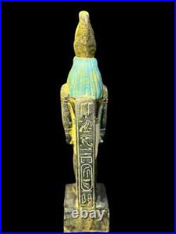 Rare Ancient Egyptian Antiques Egyptian Statue of God Horus Falcon Bird Egypt BC