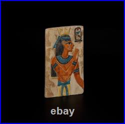 Rare Ancient Egyptian Antiques Of Authentic Pharaonic Stela Made Of Stone