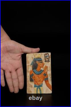 Rare Ancient Egyptian Antiques Of Authentic Pharaonic Stela Made Of Stone