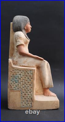 Rare Ancient Egyptian Antiques Queen Cleopatra Statue Pharaonic Egypt BC