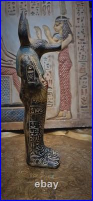 Rare Ancient Egyptian Antiques Statue of Anubis Pharaonic God of Afterlife BC