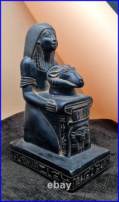 Rare Ancient Egyptian Antiques Statue of Writer Pharaonic Scribe Unique Egypt BC