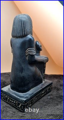 Rare Ancient Egyptian Antiques Statue of Writer Pharaonic Scribe Unique Egypt BC