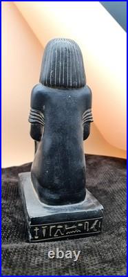 Rare Ancient Egyptian Antiques Statue of Writer Pharaonic Scribe Unique Egypt BC
