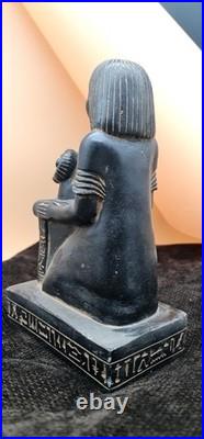 Rare Ancient Egyptian Antiques Statue of Writer Pharaonic Scribe Unique Egypt BC