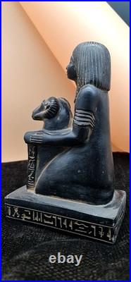Rare Ancient Egyptian Antiques Statue of Writer Pharaonic Scribe Unique Egypt BC