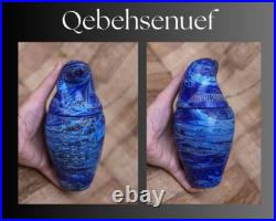 Rare Ancient Egyptian Antiquities 4 Canopic Jars with Pharaonic Inscriptions BC