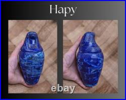 Rare Ancient Egyptian Antiquities 4 Canopic Jars with Pharaonic Inscriptions BC