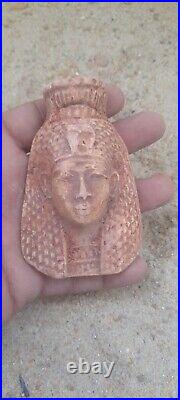 Rare Ancient Egyptian Antiquities Egyptian Cleopatra's head pottery bc