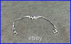 Rare Ancient Egyptian Antiquities Jewelry Silver Necklace of Eye of Horus BC