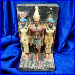 Rare Ancient Egyptian Antiquities Menkaure Hathor and His wife Pharaonic BC