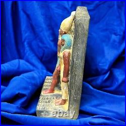 Rare Ancient Egyptian Antiquities Menkaure Hathor and His wife Pharaonic BC