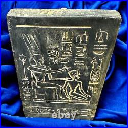 Rare Ancient Egyptian Antiquities Menkaure Hathor and His wife Pharaonic BC