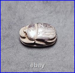 Rare Ancient Egyptian Antiquities Of Pharaonic Scarab Of Egyptian God Khepri Bc