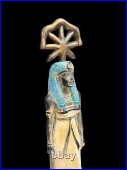 Rare Ancient Egyptian Antiquities Seshat statue Goddess Of childbirth Egypt BC