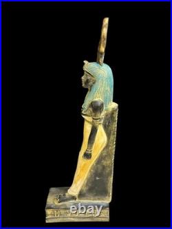 Rare Ancient Egyptian Antiquities Seshat statue Goddess Of childbirth Egypt BC