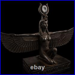 Rare Ancient Egyptian Antiquities Statue Stone Winged Isis Goddess of Love