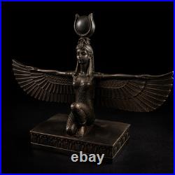 Rare Ancient Egyptian Antiquities Statue Stone Winged Isis Goddess of Love