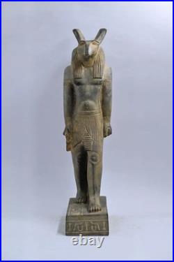 Rare Ancient Egyptian Antiquities Statue of Goddess Seth or (set) Egyptian BC