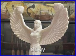 Rare Ancient Egyptian Antiquities Winged Isis Statue Goddess Of Love Egyptian BC