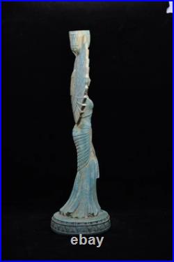Rare Ancient Egyptian Antiquities Winged Isis Statue Goddess Of Love Egyptian BC